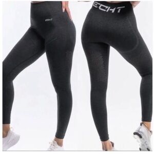 Echt Arise Series Black Athletic Wear Leggings 7/8 Size M